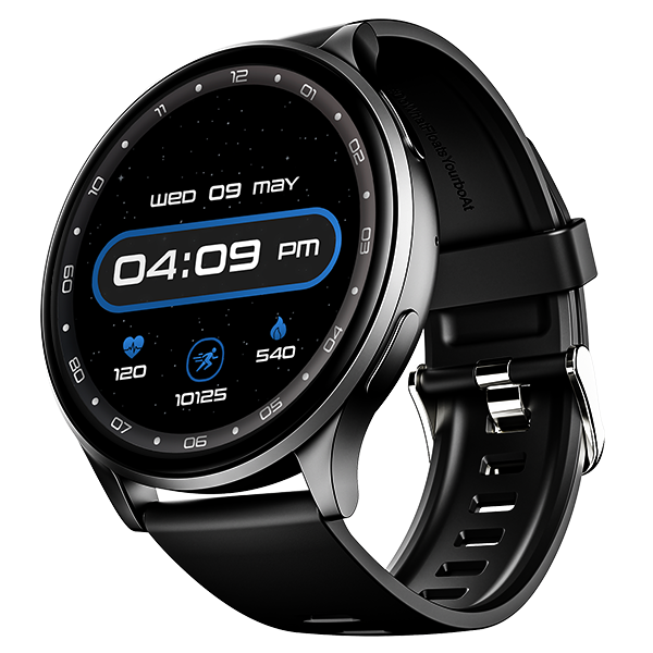 boAt Lunar Orb | Smartwatch with 1.45" (3.68cm) Amoled Display, BT Calling, Crest+ OS, Watch Face Studio