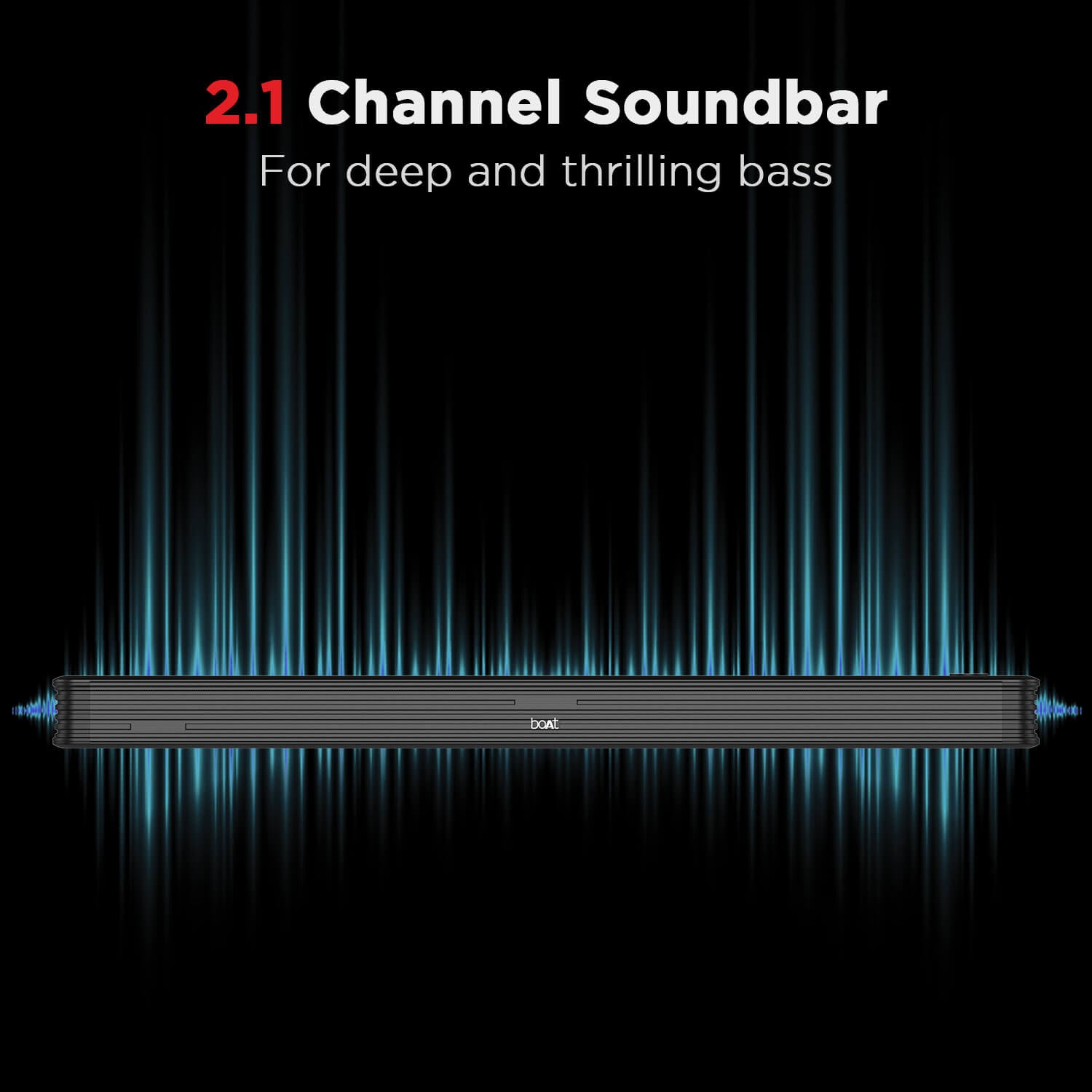 boAt Aavante Bar 1800 v2 | 120W RMS Bluetooth Soundbar with powerful wireless subwoofer, Strong & Louder Bass, 2.1 Channel