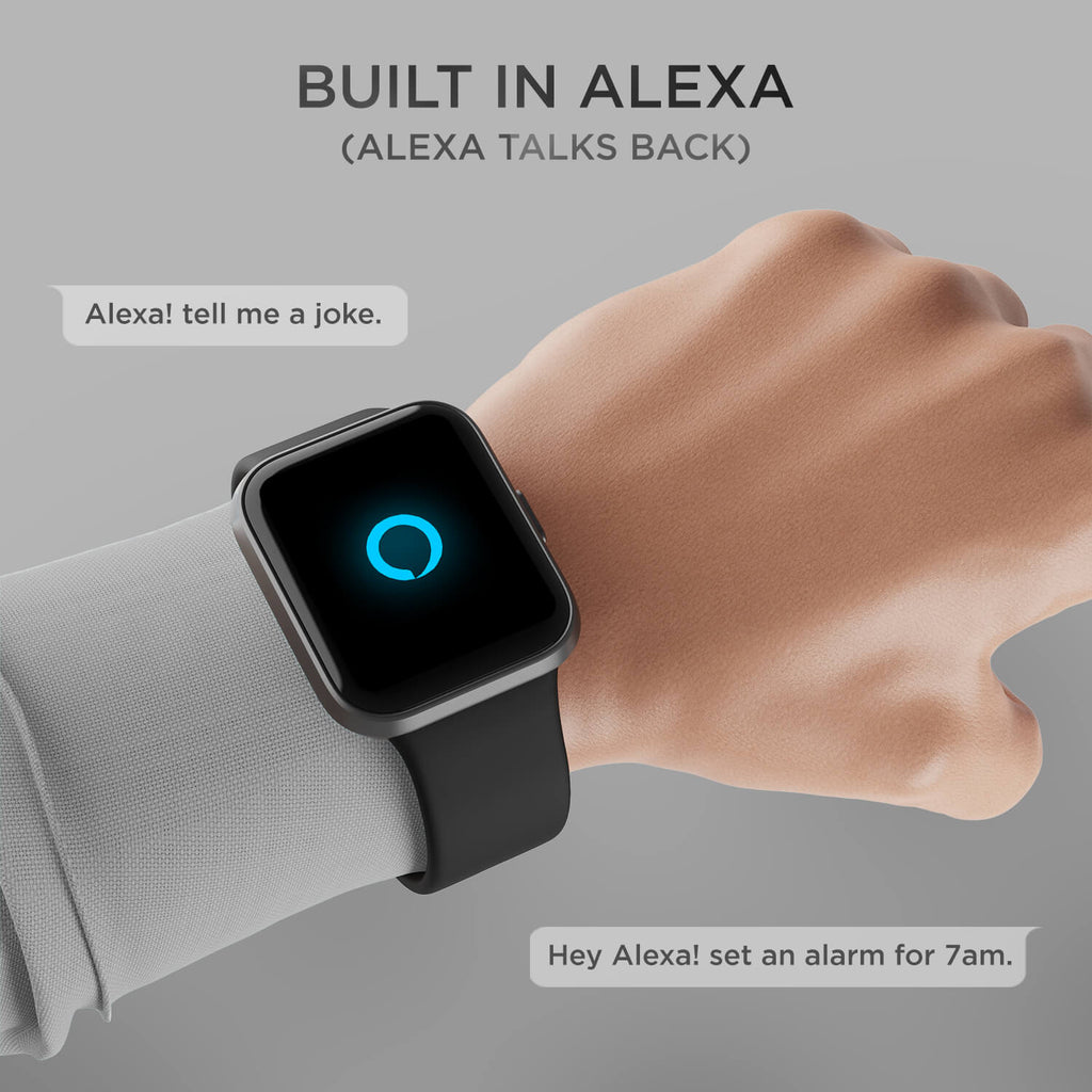 boAt Xtend Talk | Premium Design Smartwatch with Built-in Alexa, Bluetooth Calling, 1.69" (4.29cm) HD Display, 60+ Sports Modes