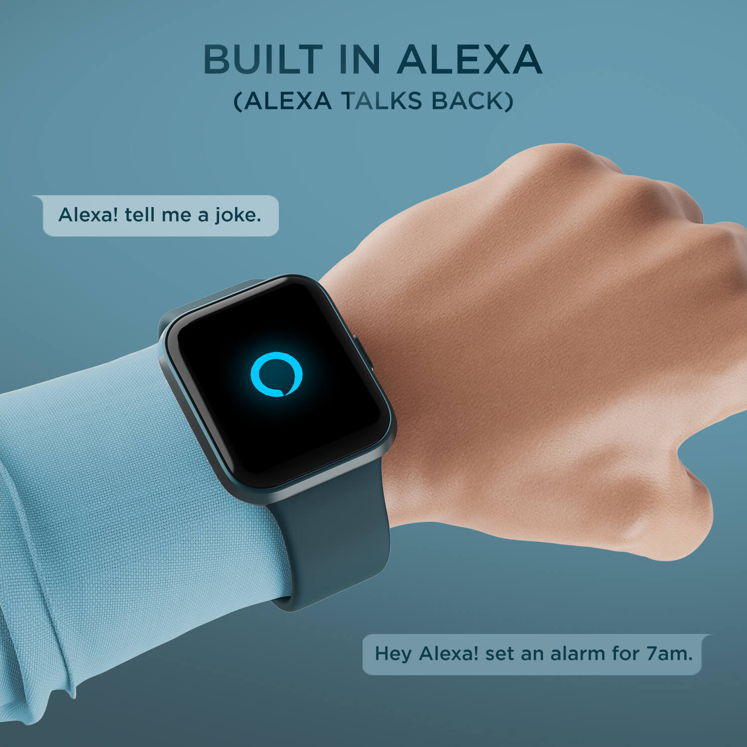 boAt Xtend Talk | Premium Design Smartwatch with Built-in Alexa, Bluetooth Calling, 1.69" (4.29cm) HD Display, 60+ Sports Modes
