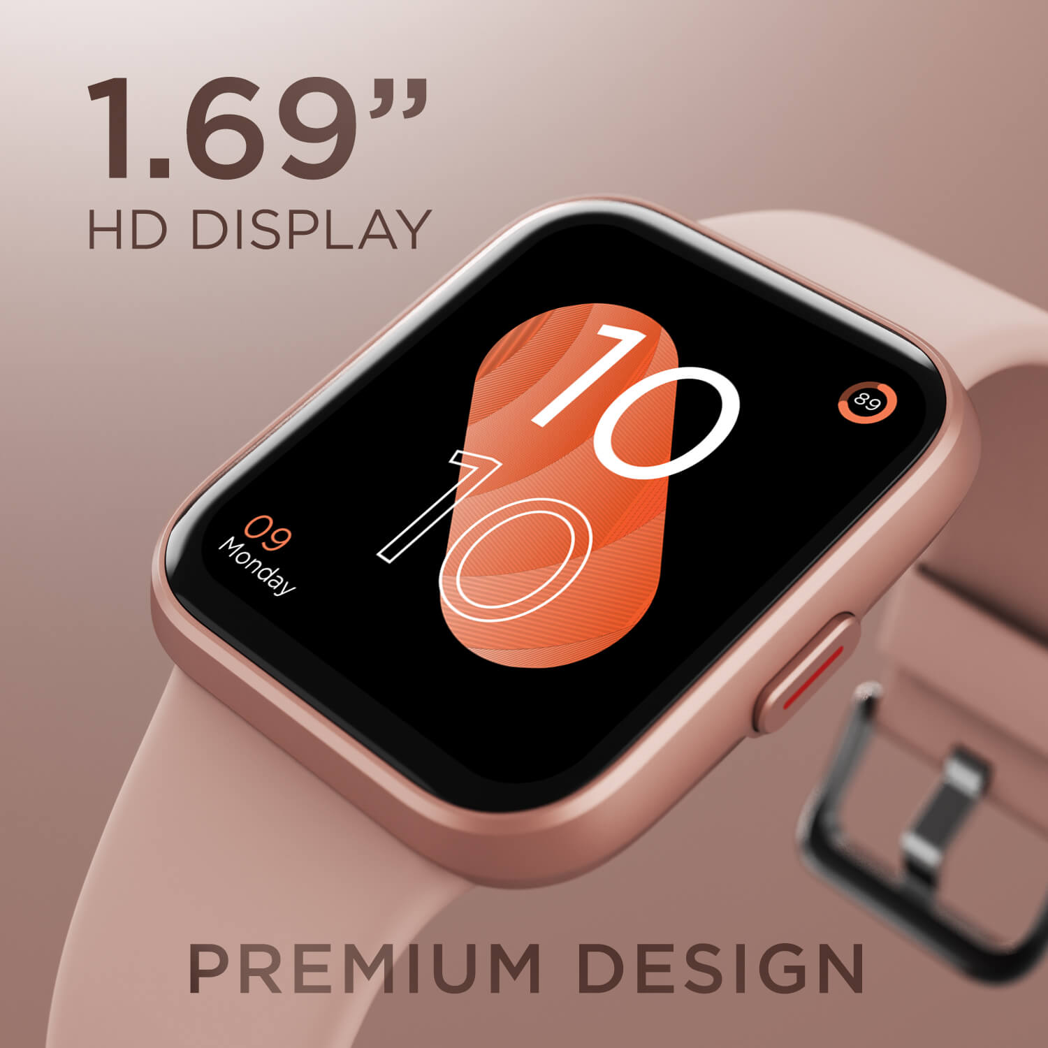 boAt Xtend Talk | Premium Design Smartwatch with Built-in Alexa, Bluetooth Calling, 1.69" (4.29cm) HD Display, 60+ Sports Modes
