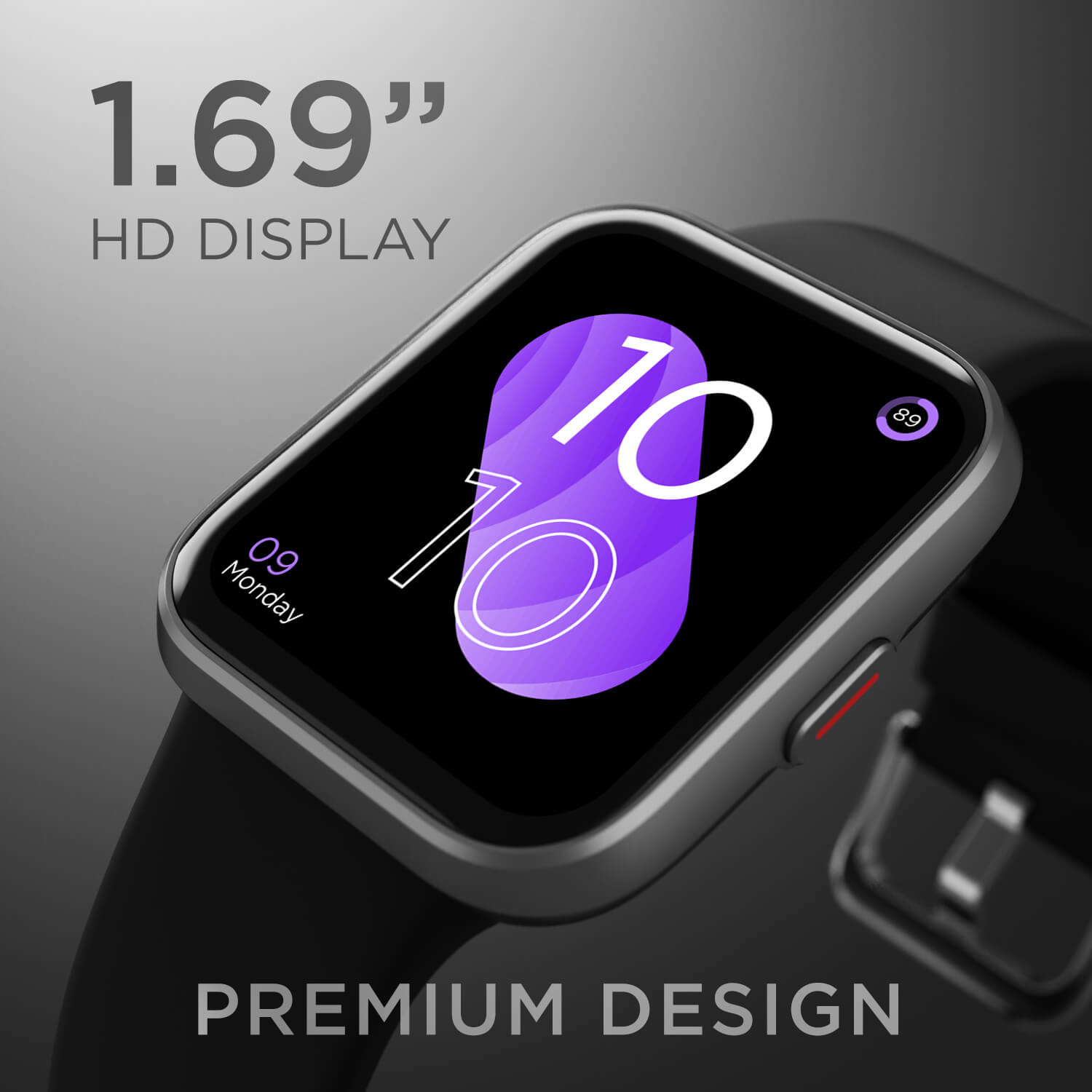 boAt Xtend Talk | Premium Design Smartwatch with Built-in Alexa, Bluetooth Calling, 1.69" (4.29cm) HD Display, 60+ Sports Modes