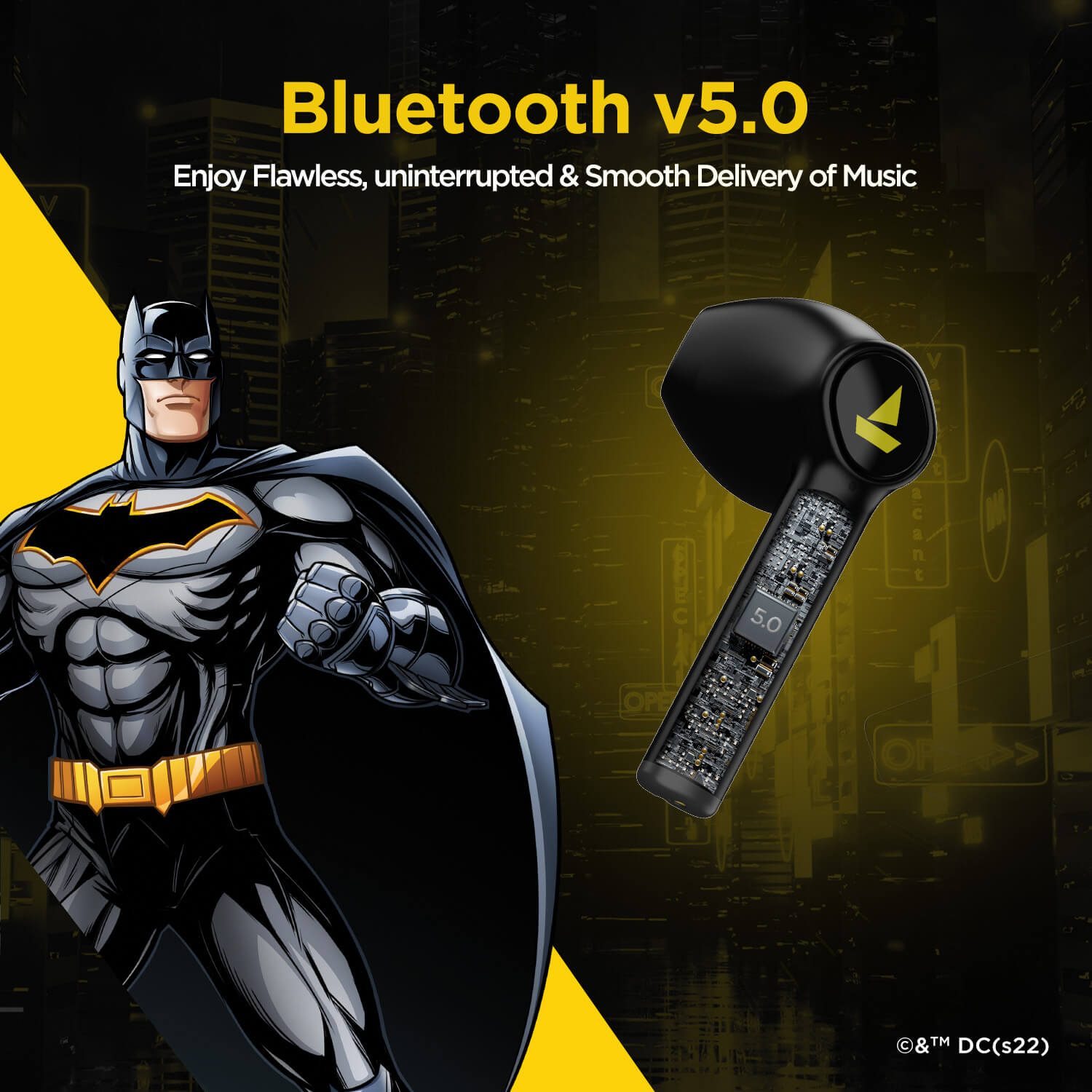 Airdopes 131 DC Edition | 13 mm Drivers, Type-C Carry Case, 12 hours Nonstop Music