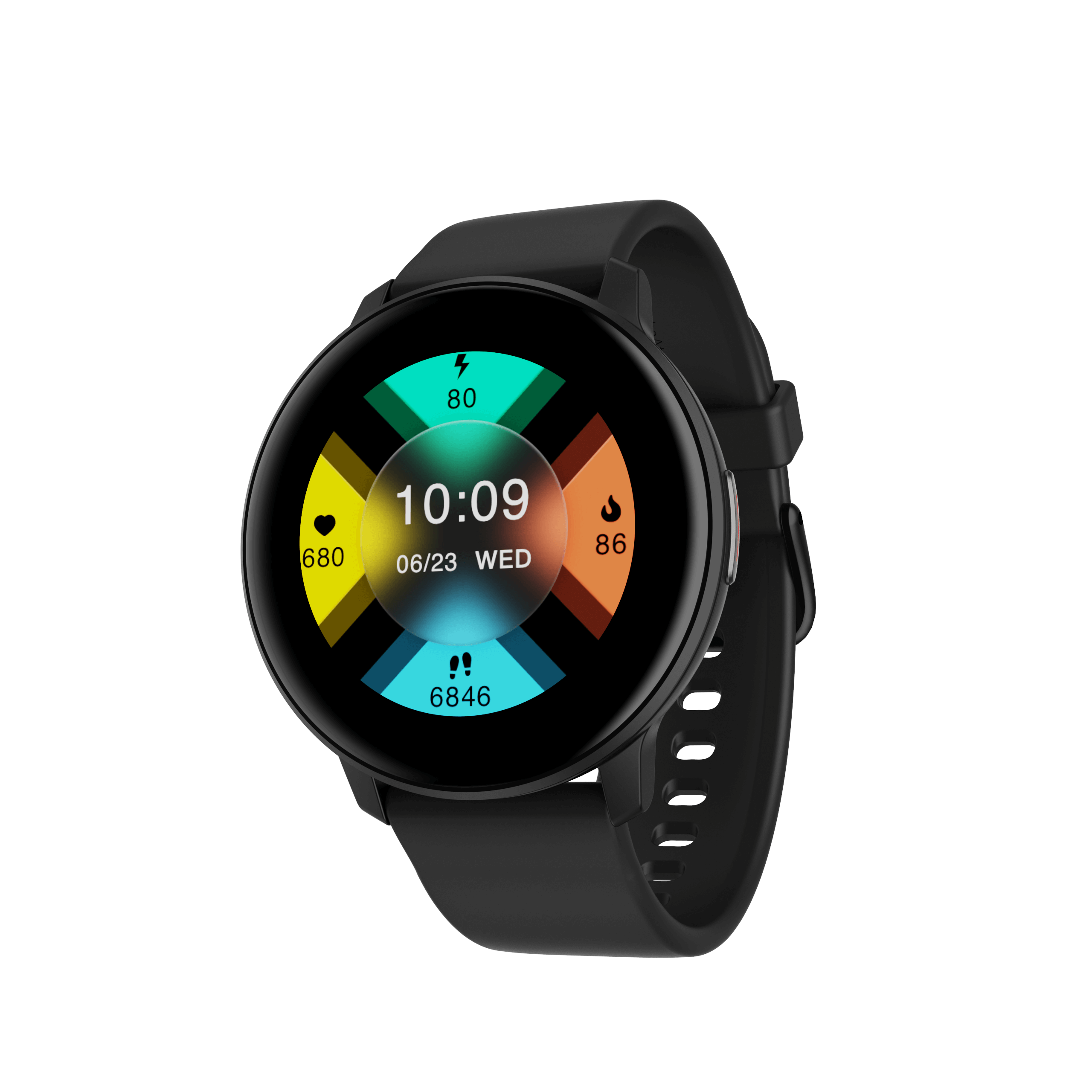 boAt Lunar Connect | Round Dial Smart Watch with 1.28” (3.25 cm) HD Display, BT Calling, Supports Hindi & English Language, Up to 20 contacts, 100+ Sports Modes