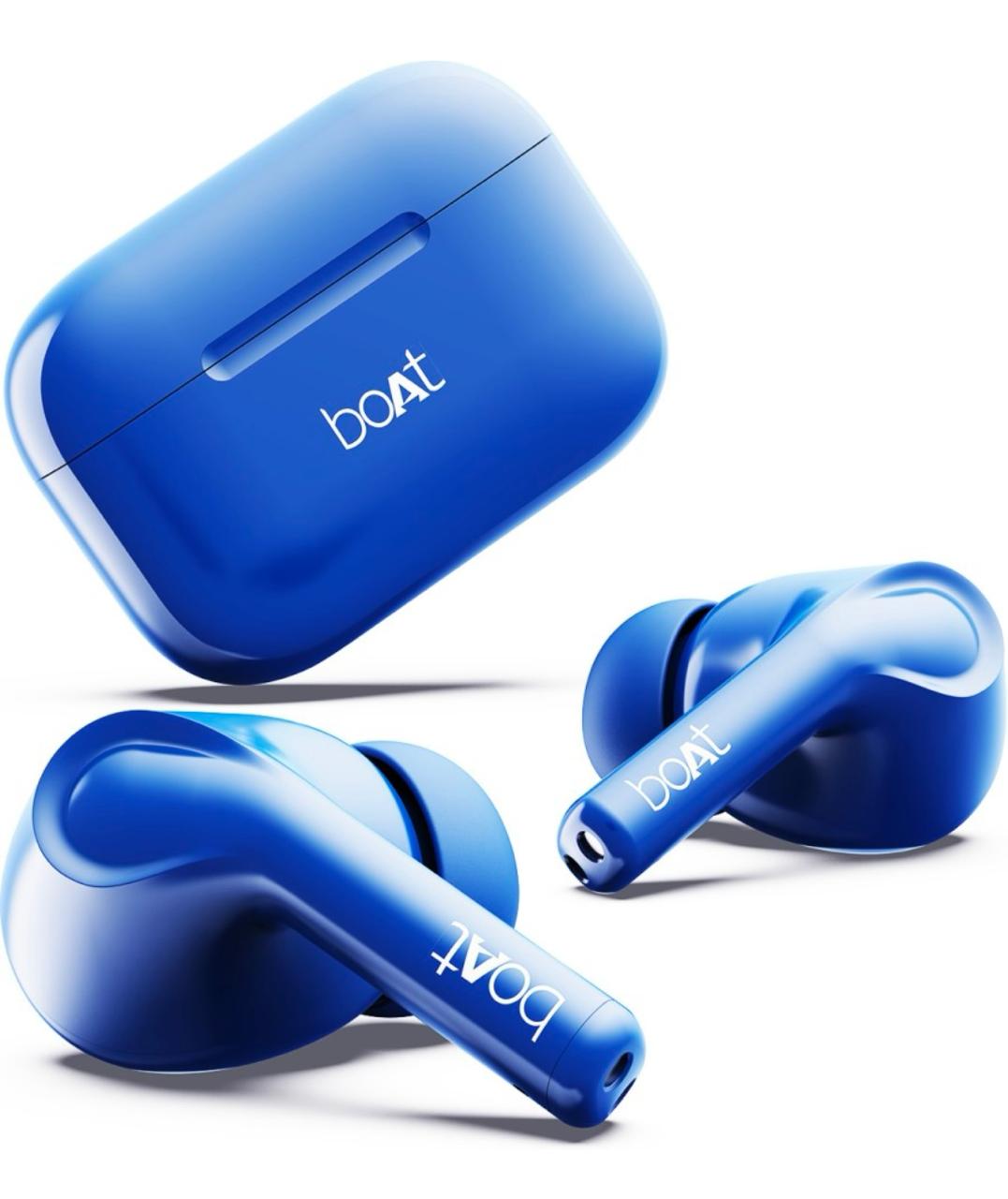 boAt Airdopes 161 | Wireless Earbuds with Massive Playback of upto 40 Hours, IPX5 Water & Sweat Resistance, IWP Technology, Type C Interface
