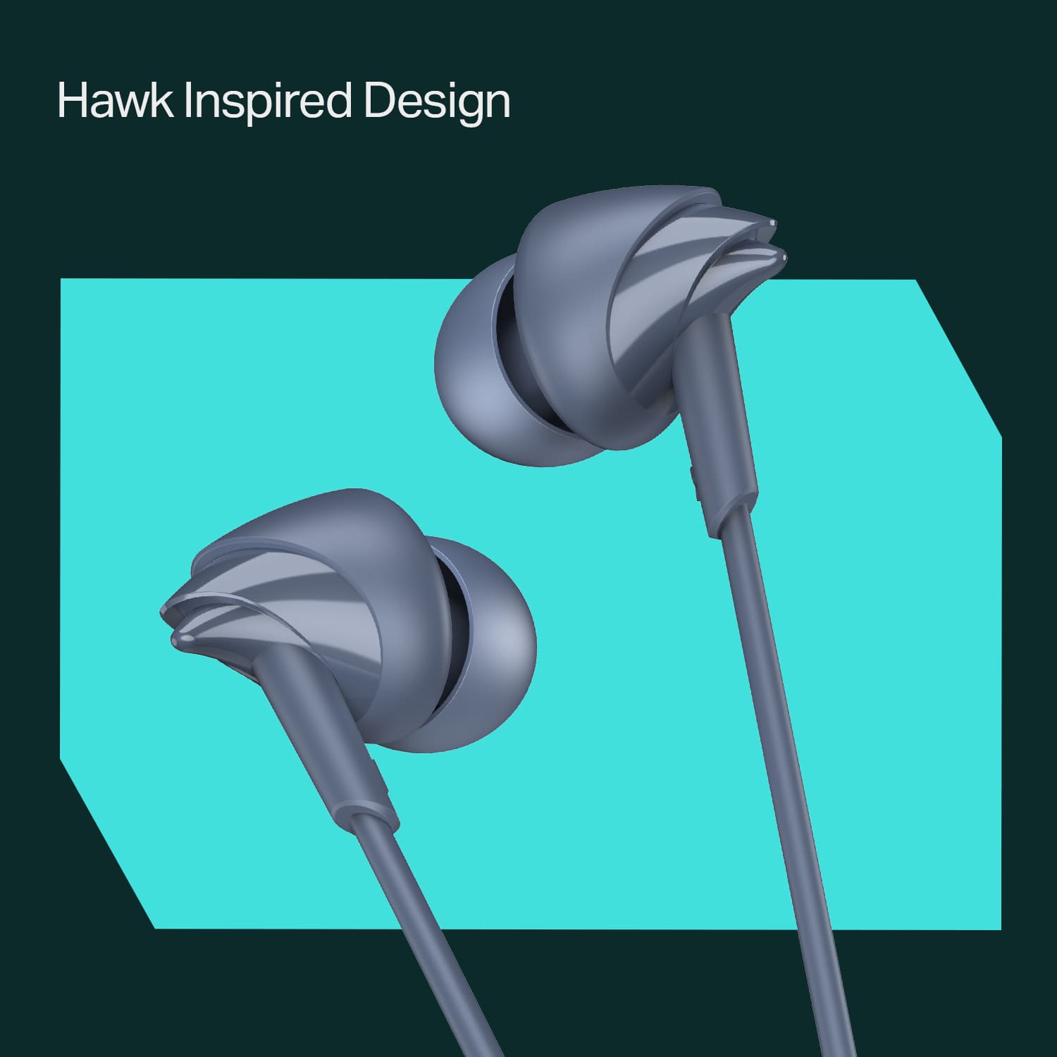 Bassheads 213L | Wired Earphone with 10mm Drivers, boAt Signature Sound, Snug Fit & Braided Cable