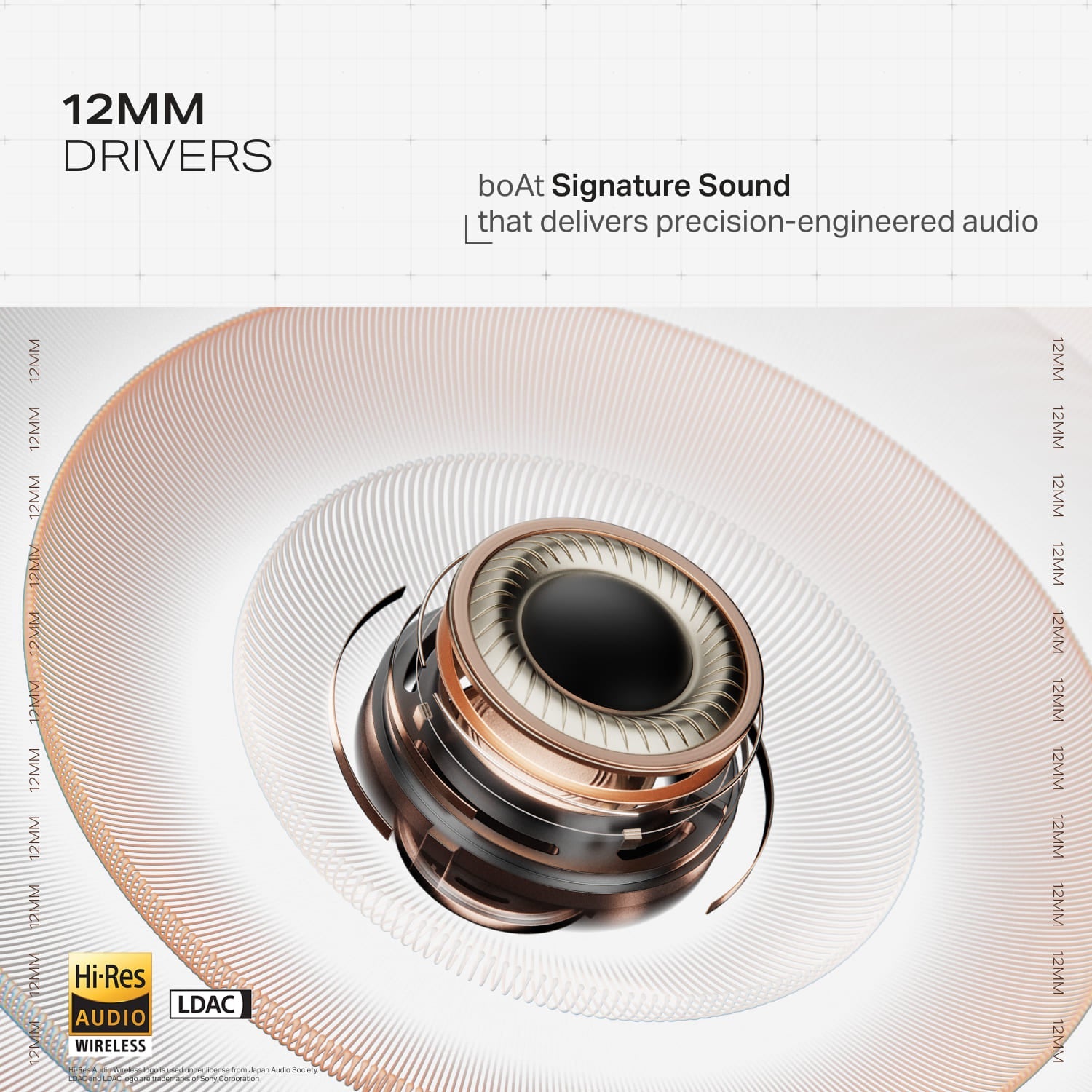 boAt Nirvana Zenith Pro | Wireless Headphones with Spatial Audio, 80H Playback & 50dB Hybrid Adaptive ANC