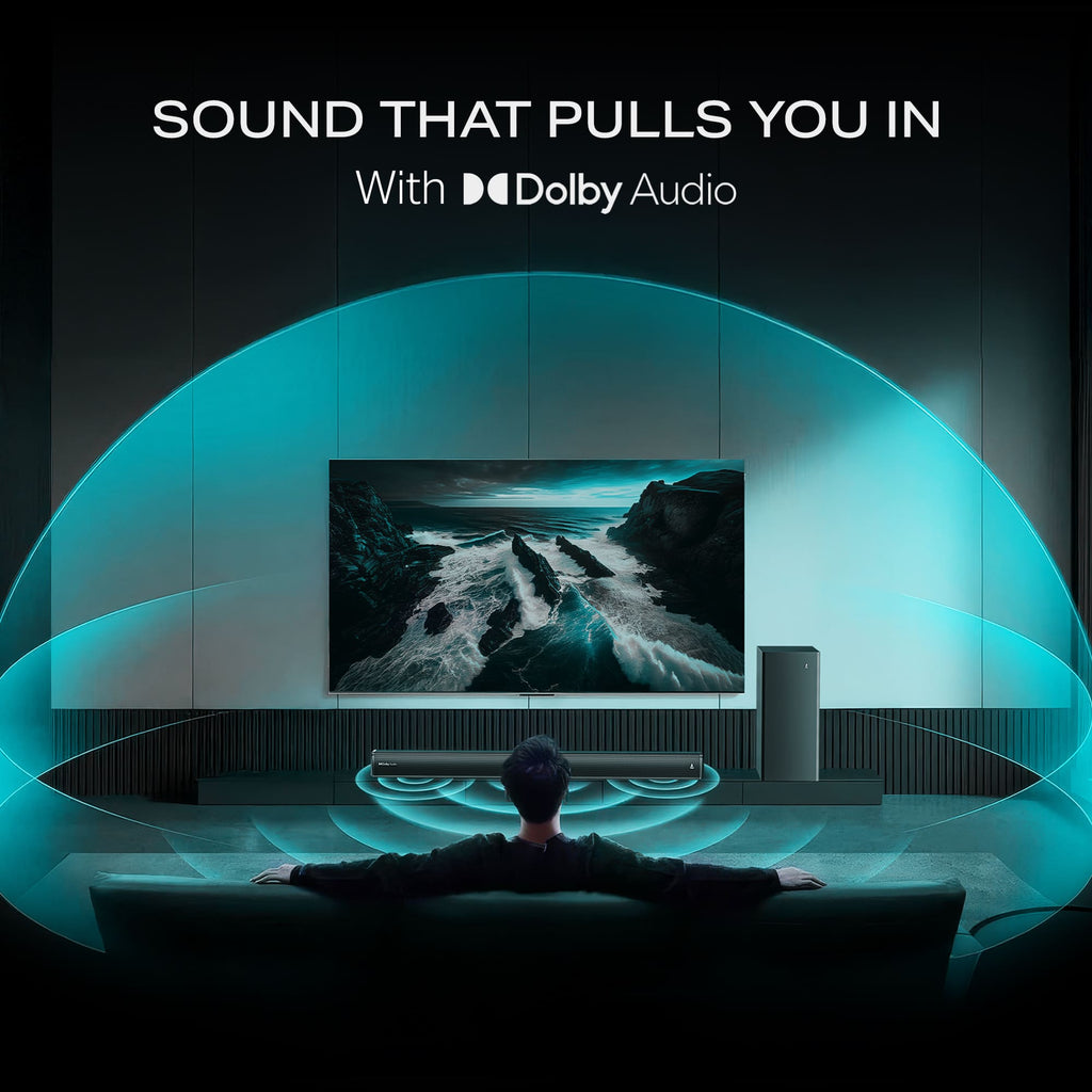 boAt Aavante Thump Plus | 200W 2.1 Channel Soundbar with Wired Subwoofer, Multi-Connectivity & EQ Modes