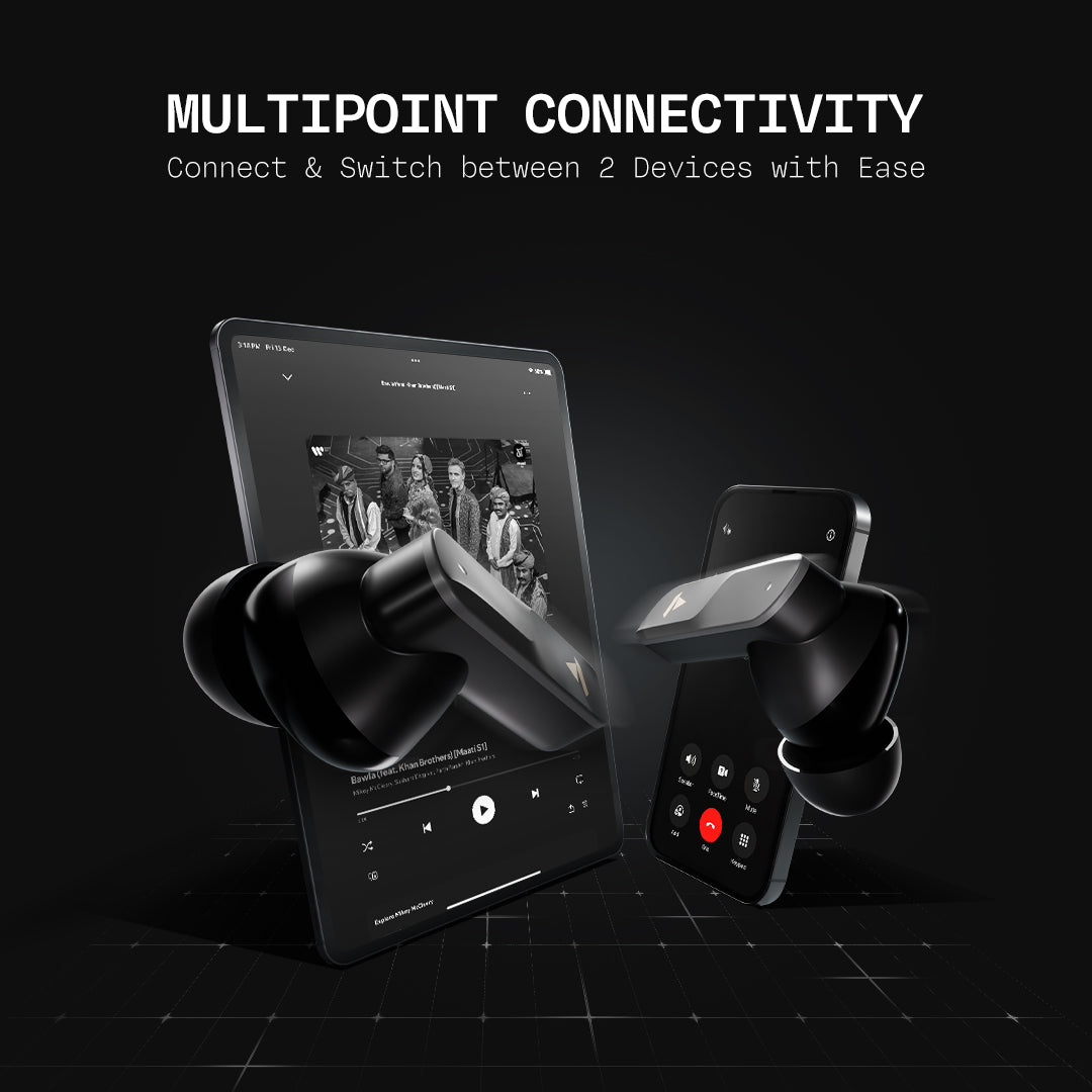 boAt Nirvana X TWS | Wireless Earbuds with Knowles dual drivers, Hi-Res Audio LDAC, 40 Hours Playback, boAt Hi-Fi Sound, ENx™ Technology, Dual Pairing