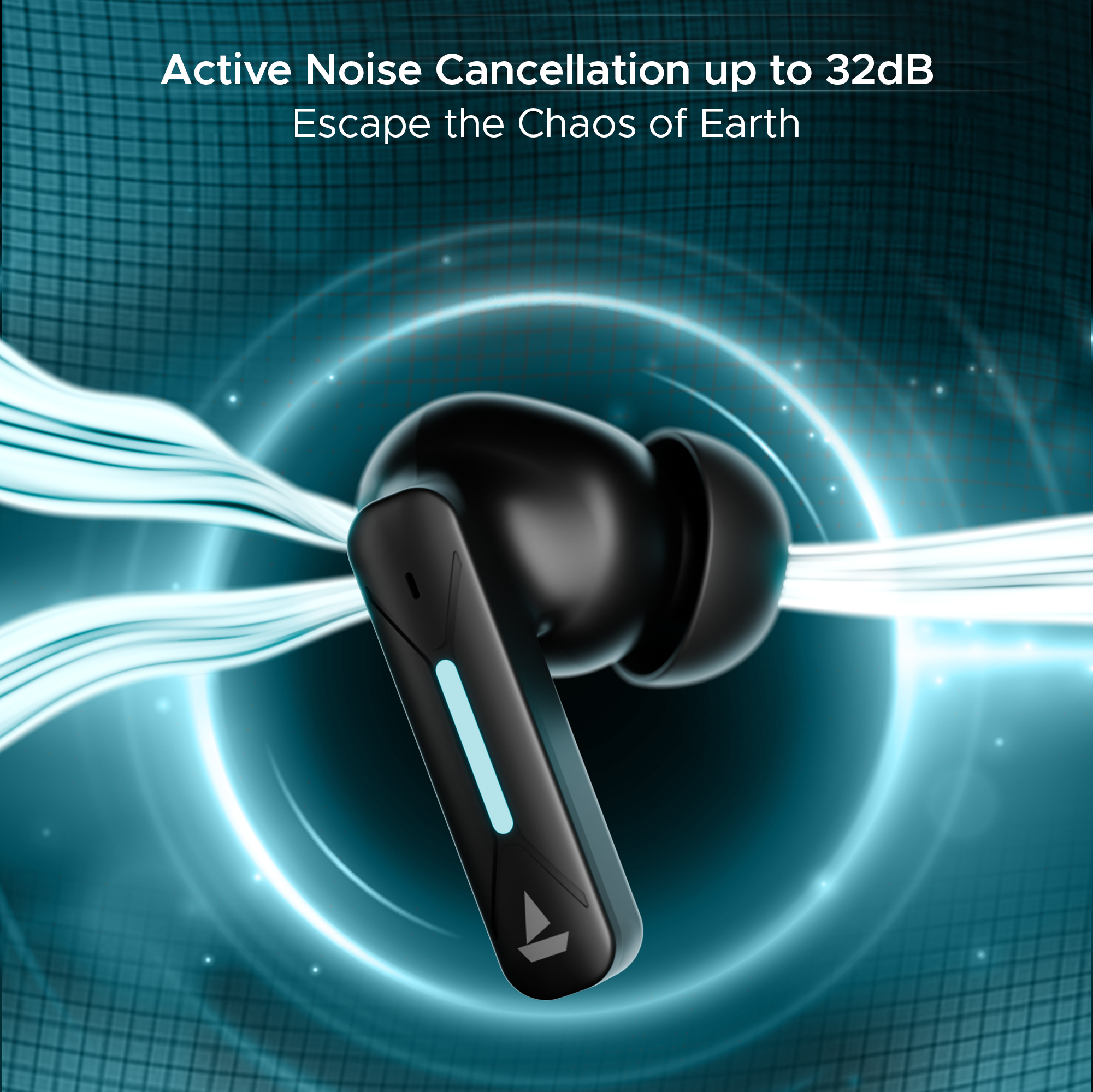 boAt Immortal Airspeed Pro | Bluetooth Gaming Wireless Earbuds with 40ms BEAST™ Mode, Up to 32dB ANC, ENx™ Tech