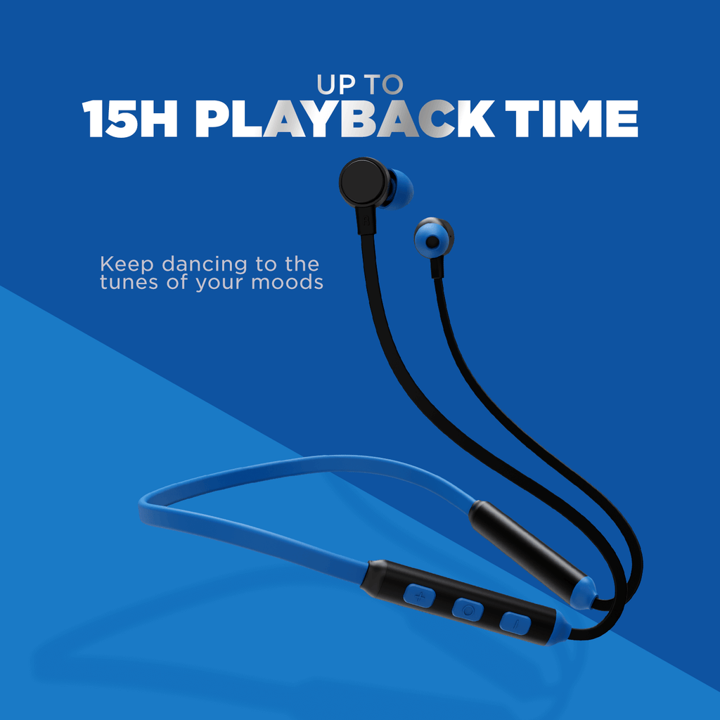 boAt 103 Wireless | Wireless Neckband with 15H Playback, 10mm Drivers, Bluetooth v5.0, IPX4 water-resistant