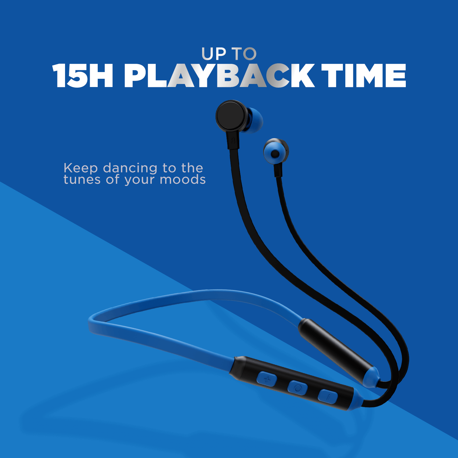 boAt 103 Wireless | Wireless Neckband with 15H Playback, 10mm Drivers, Bluetooth v5.0, IPX4 water-resistant