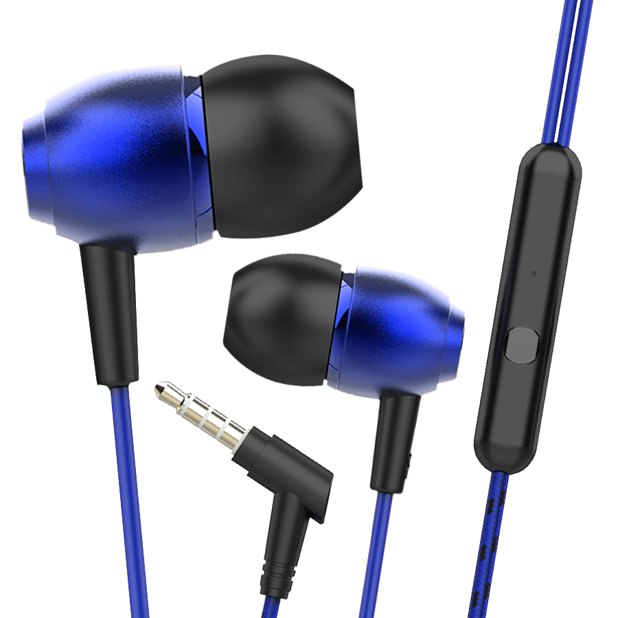 Bassheads 162 | Wired Earphone Made with Durable Coated Cable, Premium 10mm Drivers, Super Extra Bass, In-Built Mic