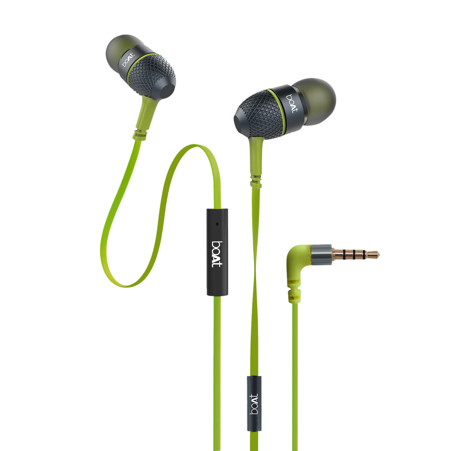 Bassheads 228 | Wired Earphones with Poweful 10mm Driver, Passive Noise Cancellation, Polished metal design