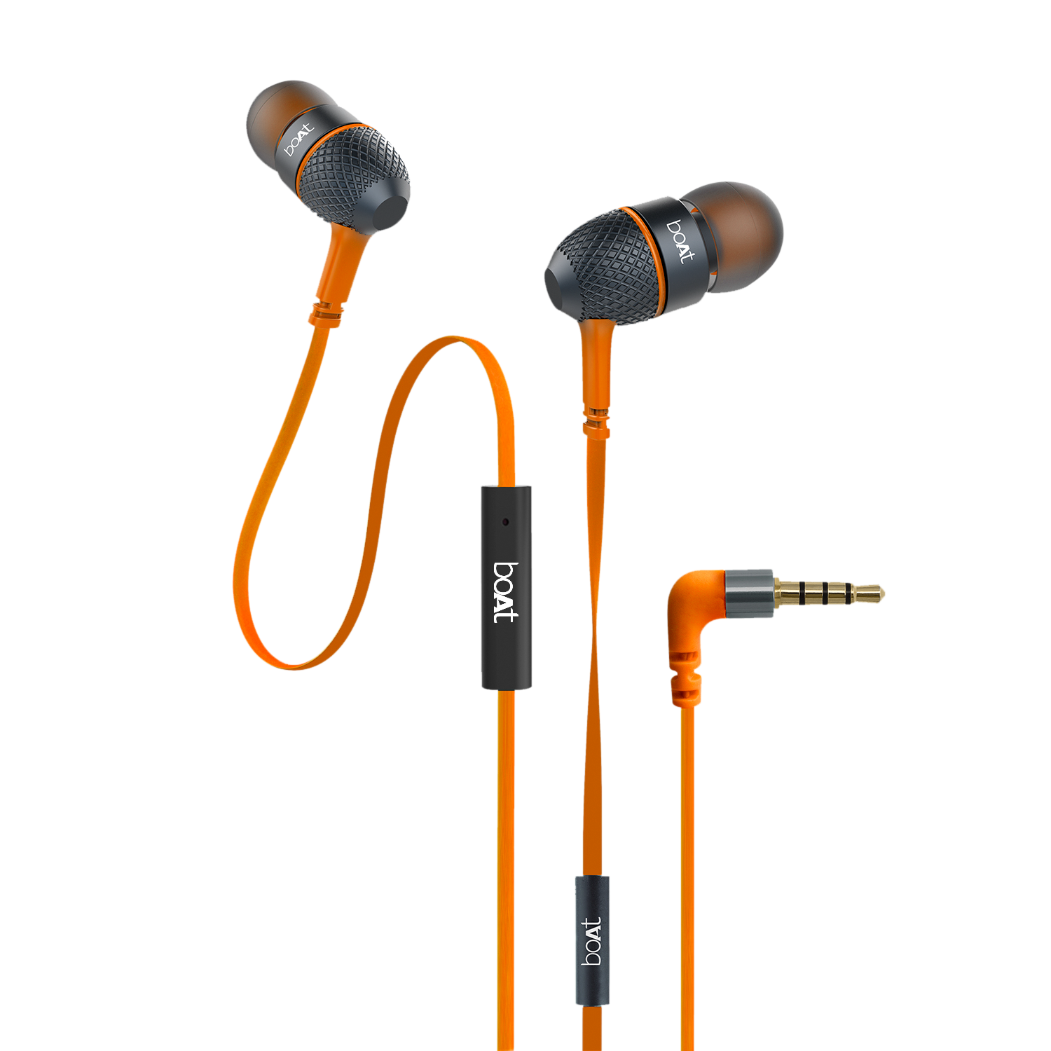 Bassheads 228 | Wired Earphones with Poweful 10mm Driver, Passive Noise Cancellation, Polished metal design