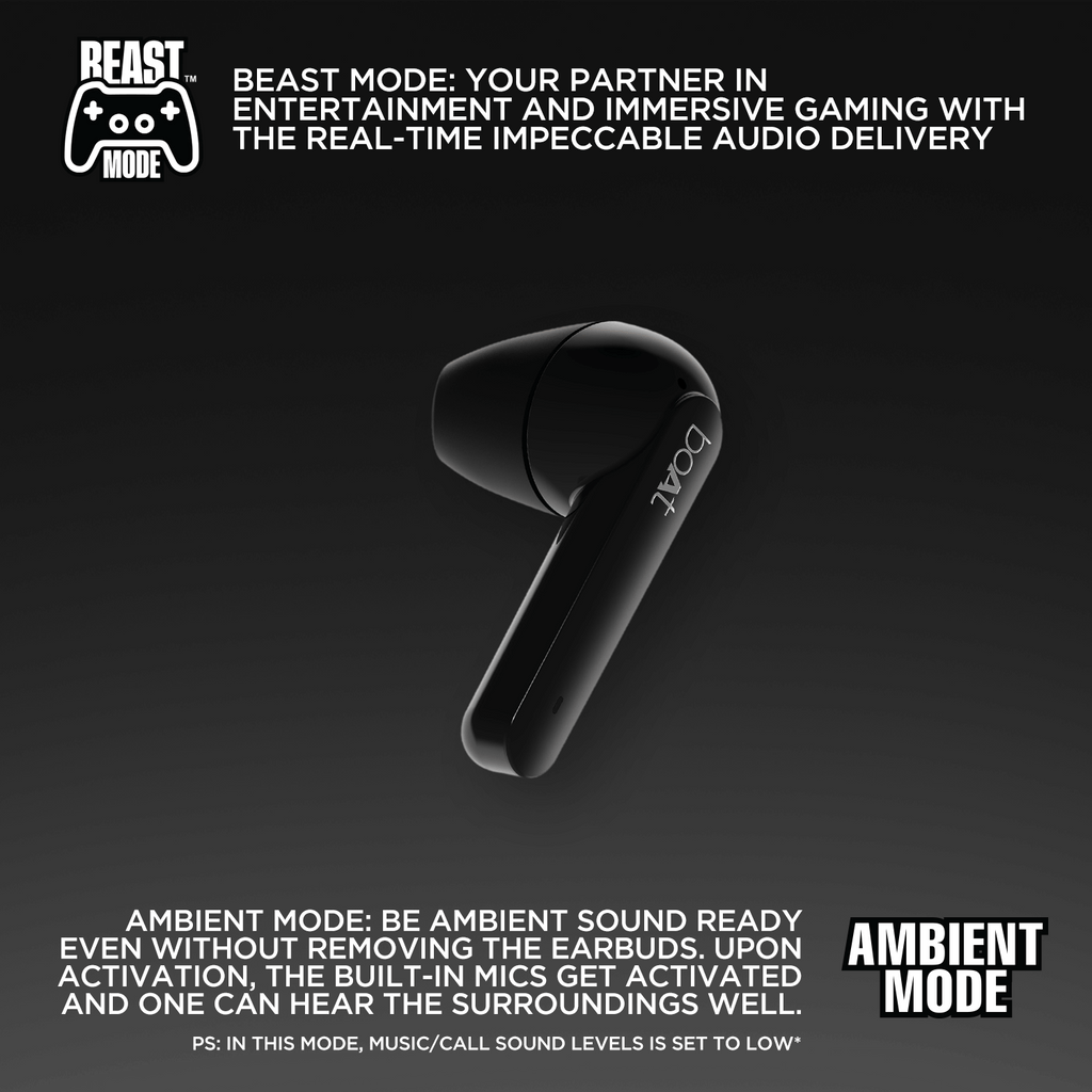 boAt Airdopes 461 | True Wireless Bluetooth Earbuds, Upto 46 Hours Playback, ASAP™ Fast Charge, 600mAh Charging Case