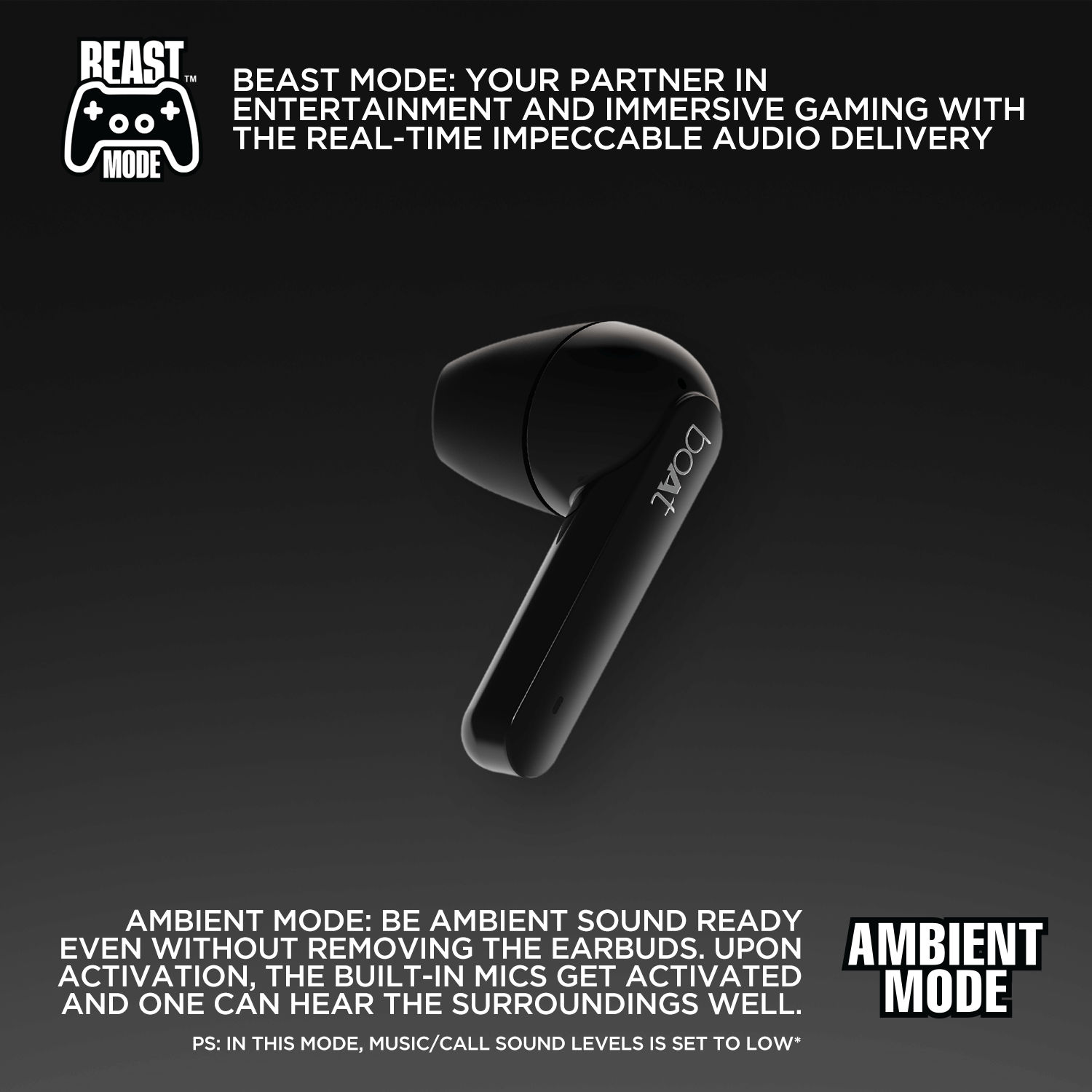 boAt Airdopes 461 | True Wireless Bluetooth Earbuds, Upto 46 Hours Playback, ASAP™ Fast Charge, 600mAh Charging Case