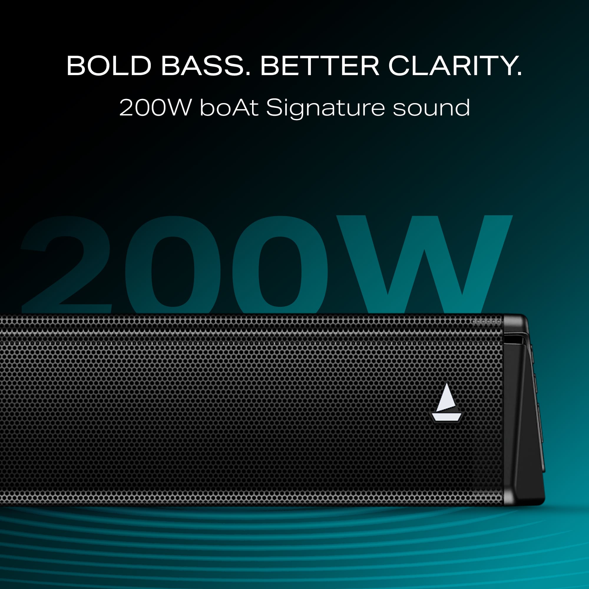 boAt Aavante Thump Plus | 200W 2.1 Channel Soundbar with Wired Subwoofer, Multi-Connectivity & EQ Modes
