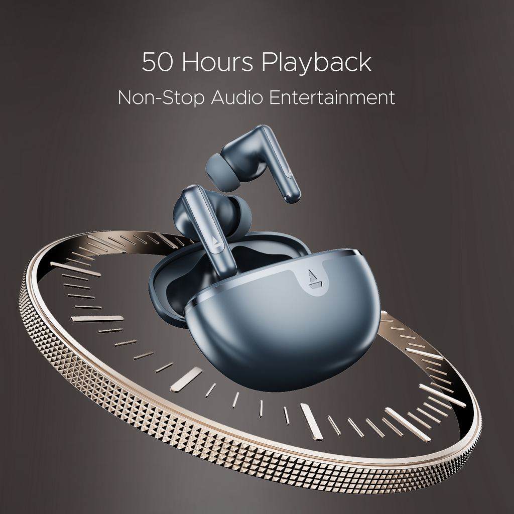 boAt Airdopes 161 ANC Elite | Wireless Earbuds with ANC up to 32dB, ENx™ Technology, BEAST™ Mode