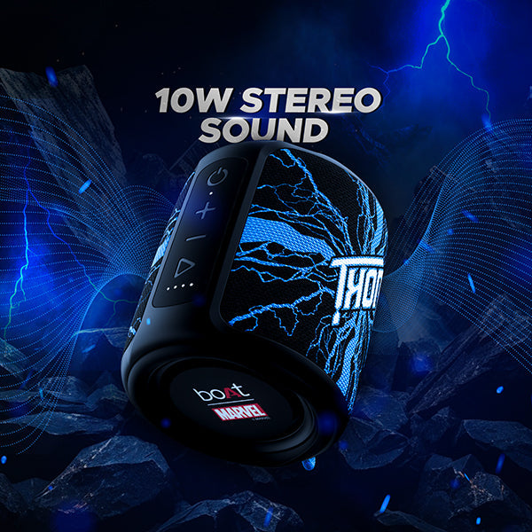 boAt Stone 352 Thor Edition | Portable Speaker with 10W RMS Stereo Sound, 12 Hours Playback, TWS Technology, 2200mAh battery