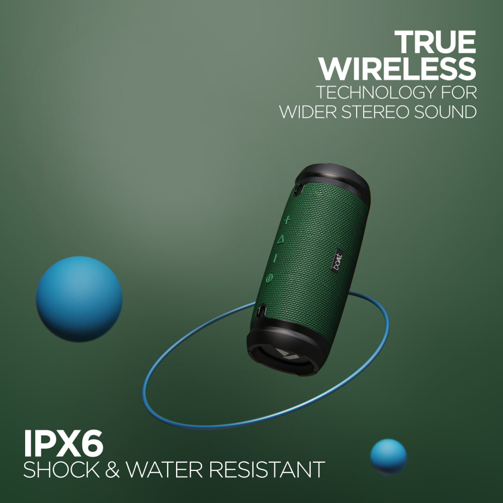 boAt Stone 1508 | Party Speaker with 40W Powerful Sound, IPX6 Rating Water Resistance, Easy Integrated Access to Control the Music