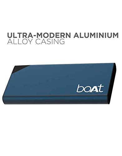 boAt EnergyShroom PB10 | Powerbank with 10000mAh battery capacity with Smart IC protection