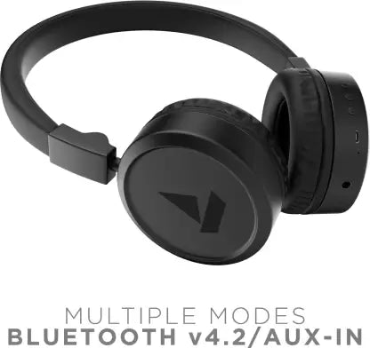 boAt Rockerz 390 V2 | Wireless Headphones with 12H Playback, Bluetooth V4.2, 40mm audio drivers, 300mAh Lithium Battery