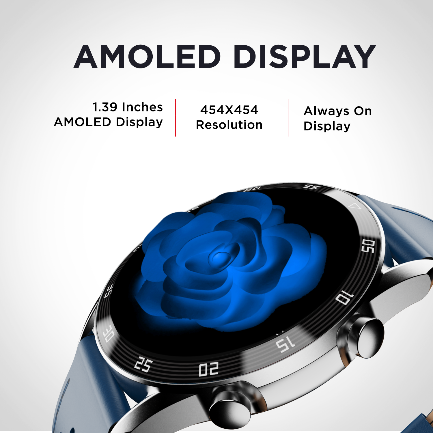 Watch‌ Primia | Bluetooth Calling Smartwatch with 1.39" (3.53cm) Round AMOLED display, Voice assistant, SpO2, Heart Rate & Stress Monitors