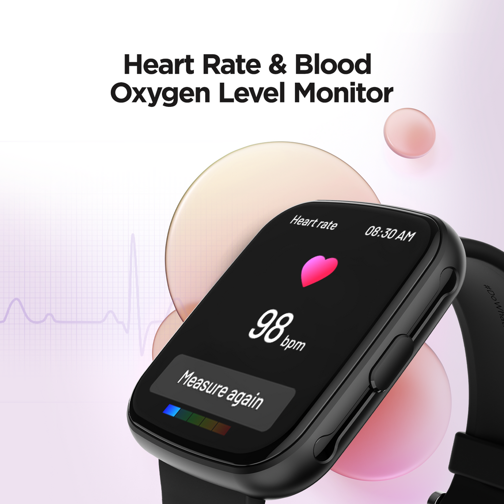 boAt Wave Play | Vivid 1.69" (4.29cm) HD Display Smartwatch with IP68 Dust & Water Resistance, 10+ Sport Modes