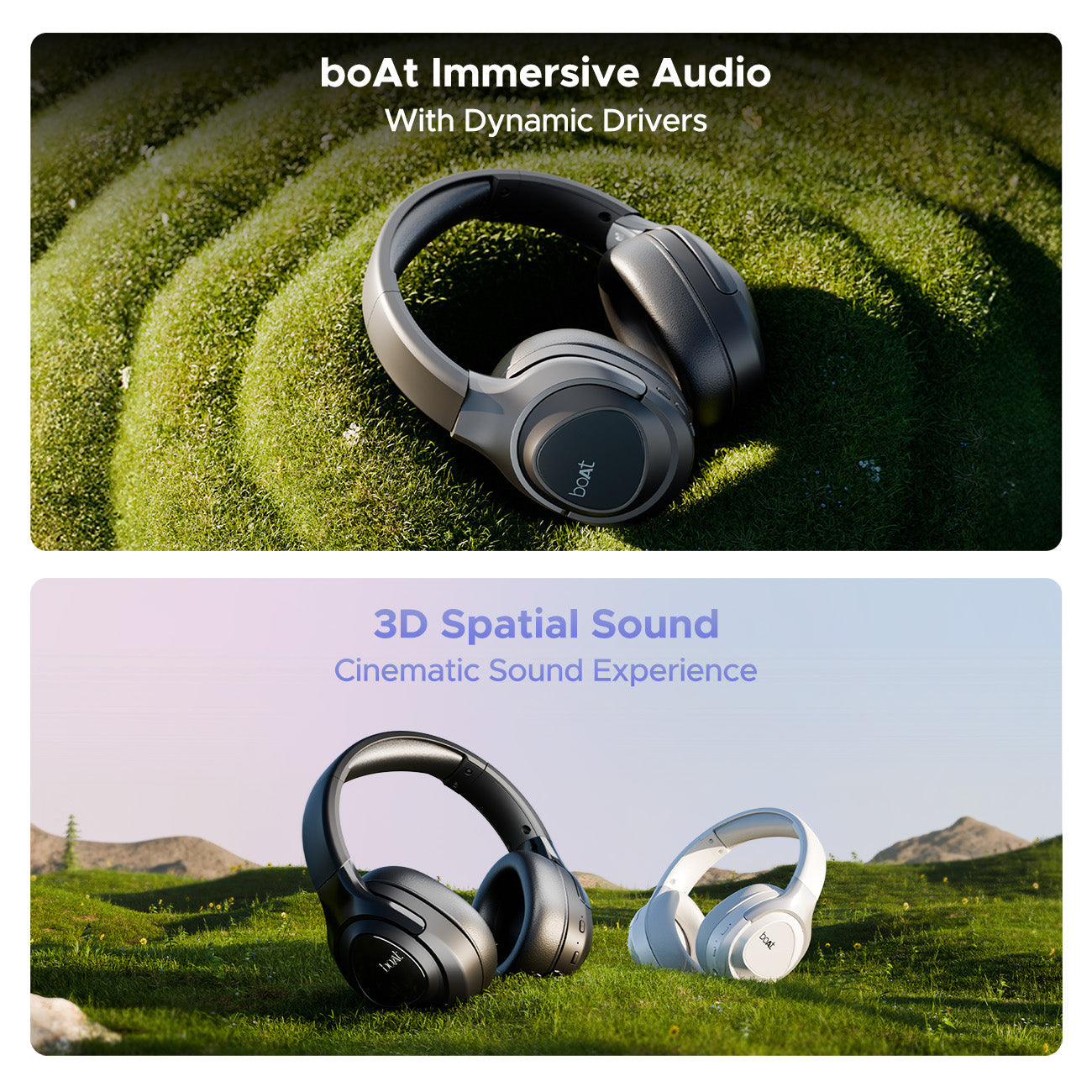 boAt Nirvana Eutopia | Wireless Headphone with 20H Playback, Dual Mics with ENx™ Tech, ASAP™ Charge