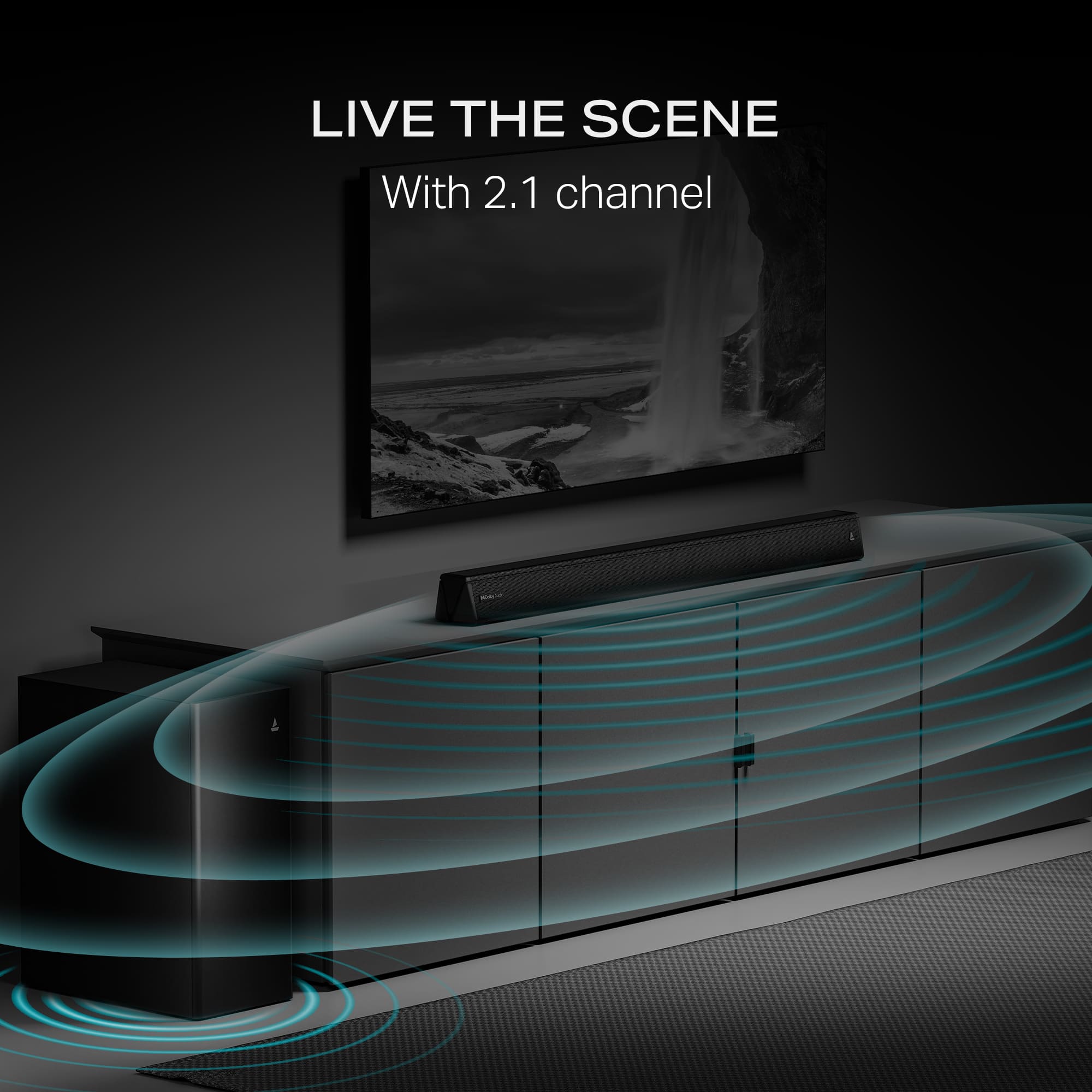 boAt Aavante Thump Plus | 200W 2.1 Channel Soundbar with Wired Subwoofer, Multi-Connectivity & EQ Modes