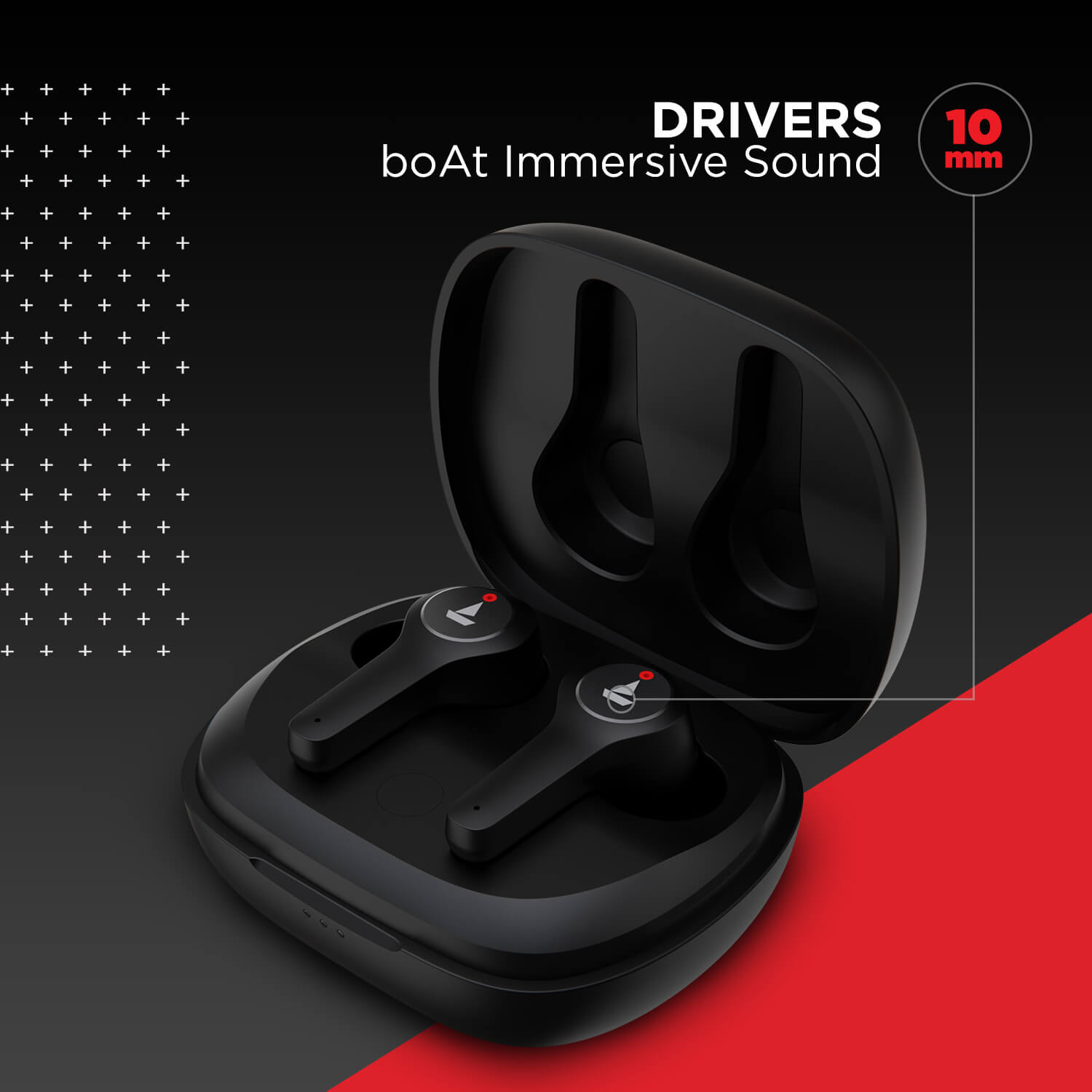 boAt Airdopes 451v2 | Wireless Earbuds with 10mm drivers, Dual mic with ENx Technology, 25 Hours Playback, Type-C Interface