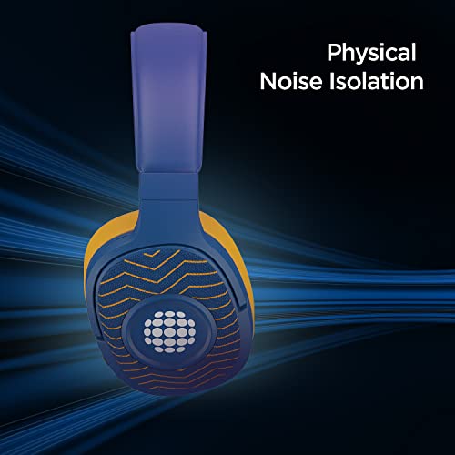boAt Rockerz 558 Sunburn Edition | Wireless Headphone with 20 Hours Playback, 50mm Dynamic Drivers, Physical Noise Isolation