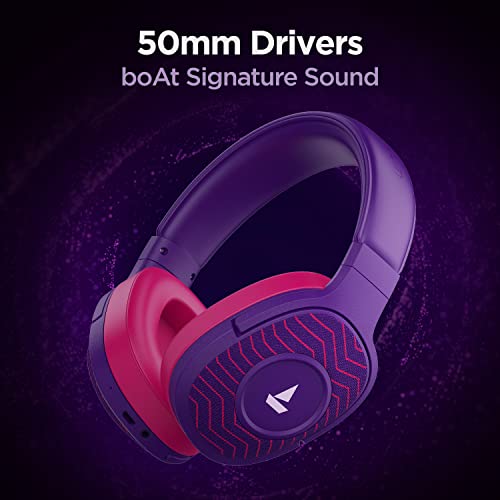 boAt Rockerz 558 Sunburn Edition | Wireless Headphone with 20 Hours Playback, 50mm Dynamic Drivers, Physical Noise Isolation