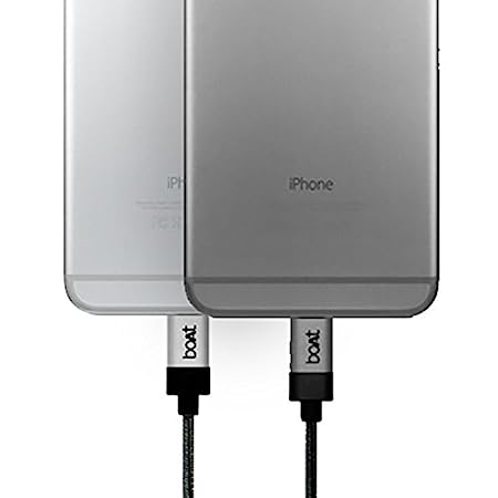 boAt Charger Lightning Cable 500 Apple Certified Cable 1 Meter | Apple iPhone Lightning Cable with 480mbps Data Transfer Speed