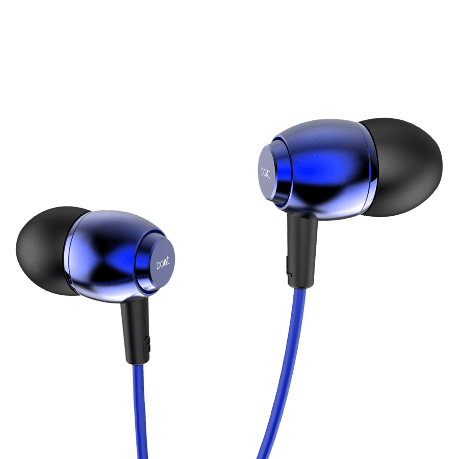 Bassheads 162 | Wired Earphone Made with Durable Coated Cable, Premium 10mm Drivers, Super Extra Bass, In-Built Mic