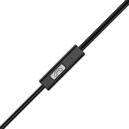 Bassheads 132 | Wired Earphones with 10mm Dynamic Driver, 3.5mm Jack, HD Sound, Microphone with Voice Assistant