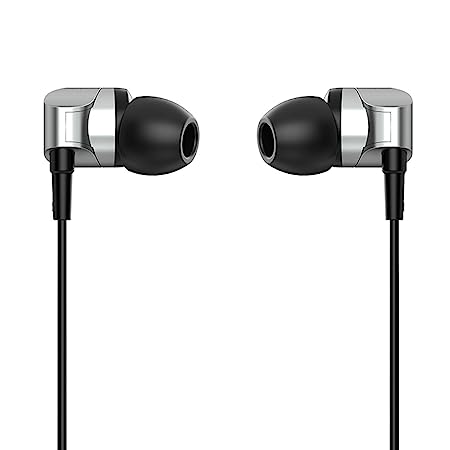 Bassheads 132 | Wired Earphones with 10mm Dynamic Driver, 3.5mm Jack, HD Sound, Microphone with Voice Assistant