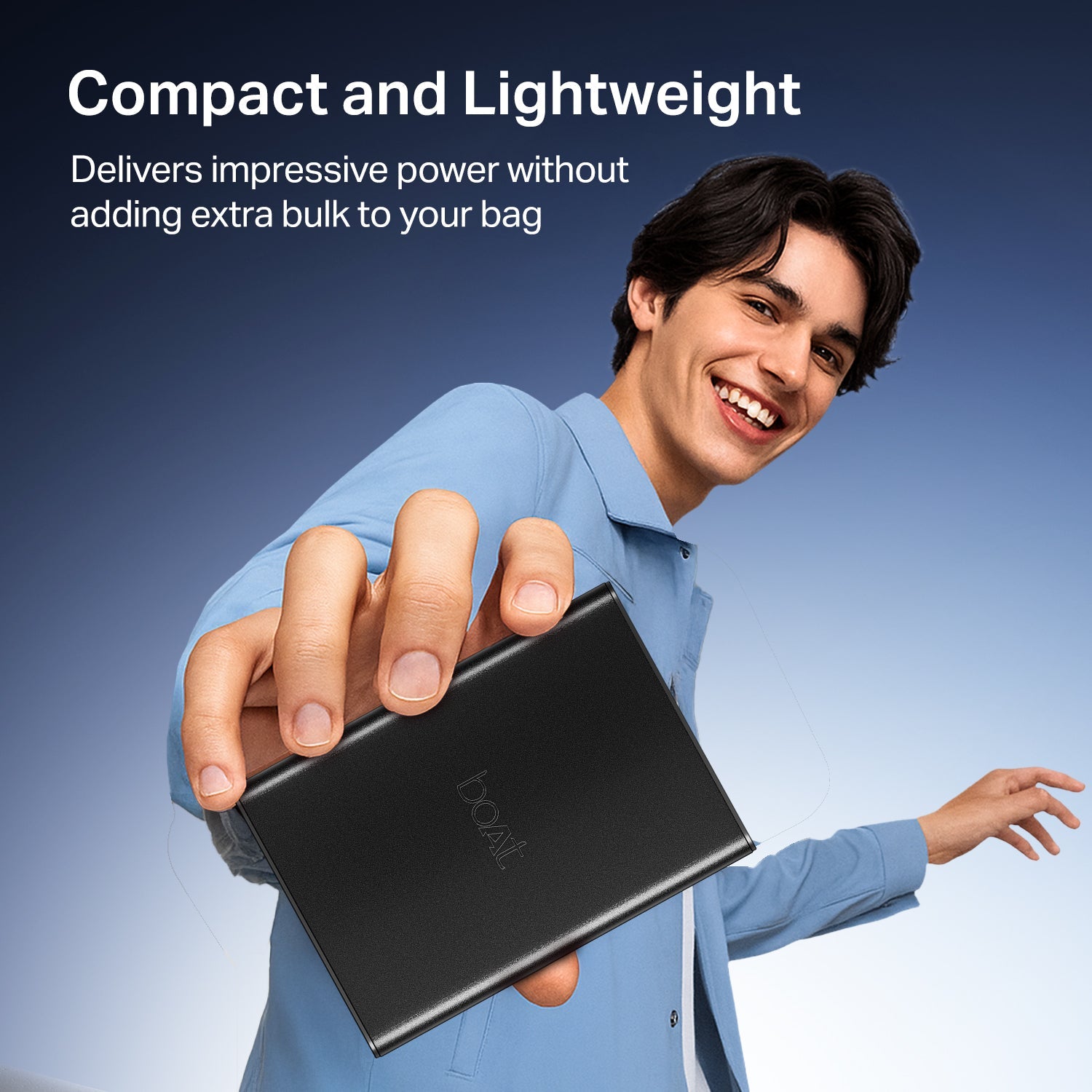 boAt Energyshroom PB400 Pro | 20000 mAh Powerbank with 2-way 22.5W fast charging,Pass-Through Charging, 12-Layer Smart IC Protection, Aluminium Casing & Compact