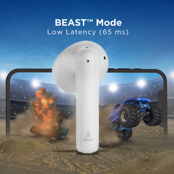 boAt Airdopes 141 Pro | 12mm Drivers, Upto 45 Hours Playback, Quad Mics with ENx™️ Technology