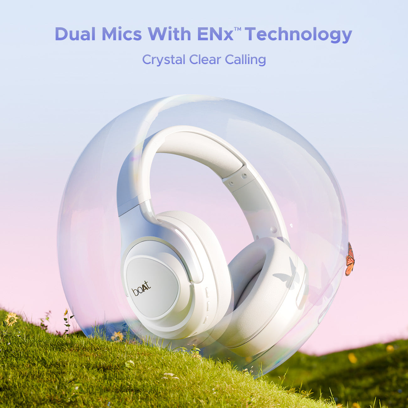 boAt Nirvana Eutopia | Wireless Headphone with 20H Playback, Dual Mics with ENx™ Tech, ASAP™ Charge