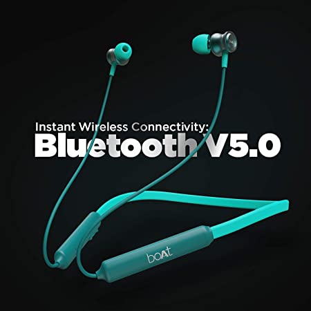 boAt Rockerz 185 | Wireless Neckband with Bluetooth v5.0, 15H Playback, IPX4 water-resistant, 10mm drivers