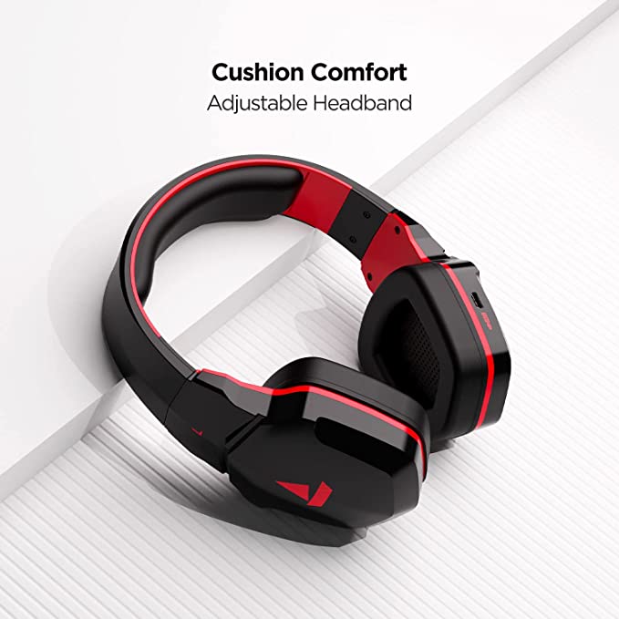 boAt Rockerz 510 | Bluetooth Headphone with super extra bass, Upto 20 Hours Playback, 50mm Dynamic Driver, 400 mah Battery