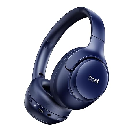 boAt Rockerz 551 ANC Pro | Wireless Headphone with 42dB Hybrid Adaptive ANC, 72 Hours Playtime, Dual Mics with ENx™ Tech
