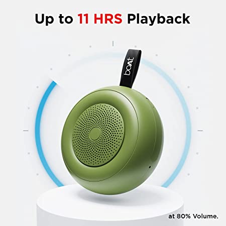 Stone 135 | Portable Bluetooth Speaker with up to 11 Hours Playback & 5W RMS Immersive Sound, IPX 4 Water Resistant