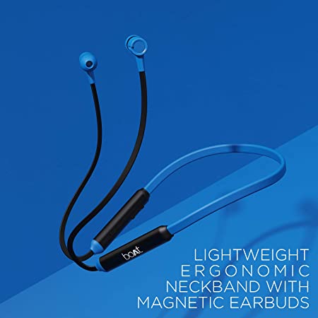 boAt 102 Wireless | Wireless Neckband with 8mm Dynamic Drivers, 15H Playback, Built-in Microphone, Magnetic Earbuds