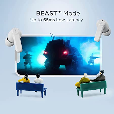 boAt Airdopes 393 ANC | Bluetooth Earbuds with 30 Hours of Playtime, Beast Mode, ENx™ technology