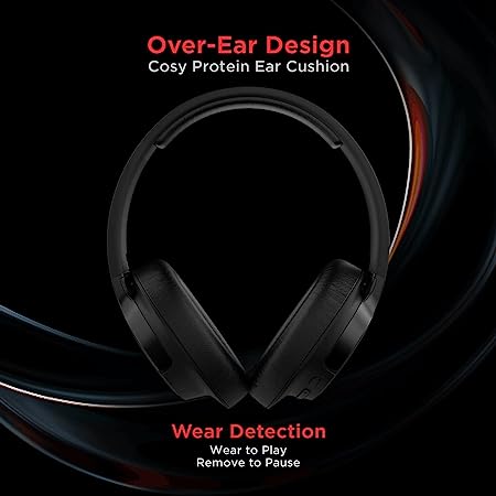 boAt Rockerz 660 | Wireless Headphone with 60H Playback, DUAL EQ Modes, Bluetooth v5.0, Type C Charging