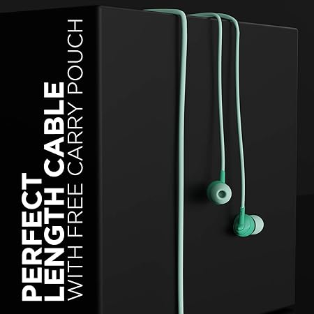 Bassheads 100 | Wired Earphone with 10mm Dynamic Driver, Hawk Inspired Design, Made in India, Super Extra Bass