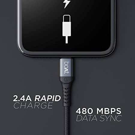 boAt LTG 200 Lightning Apple MFi Certified Cable